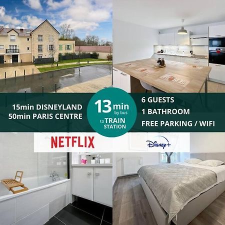 Le Cosy Villeneuve - Appartement Cosy Pour 6 A Disneyland Paris Extérieur photo